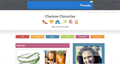 Desktop Screenshot of charlenechronicles.com